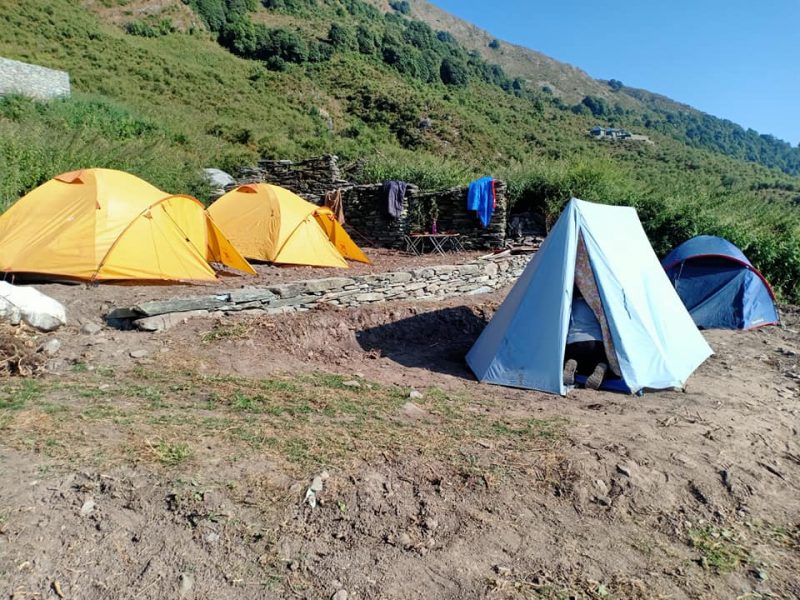 Camping in Leta (Triund ) - Manu Adventures India Dharamshala