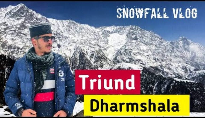 Triund trek, Dharmshala | snowfall is here | himachal wala