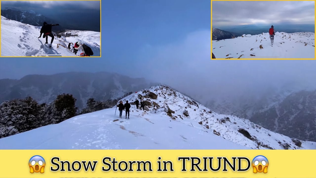 Snow Storm in TRIUND 😱 | The Gajju | Vlog #3 Part -2