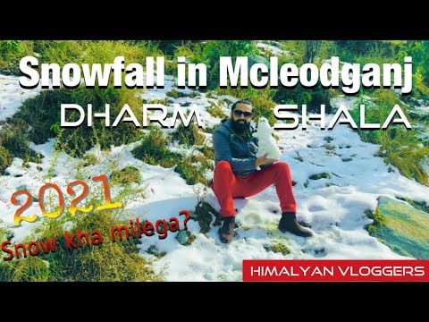 Snowfall In Mcleodganj Dharmshala II Snowfall is here 2021 II Dharmkot Triund II Himachal II Vlog II
