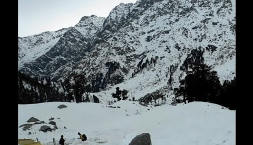 Triund Hill to Snowline Trek Part-3 ( McLeod Ganj to Snowline–Dhramshala–Himichal Pradesh–India)