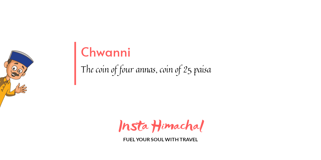 Chwanni – The coin of four annas, coin of 25 paisa