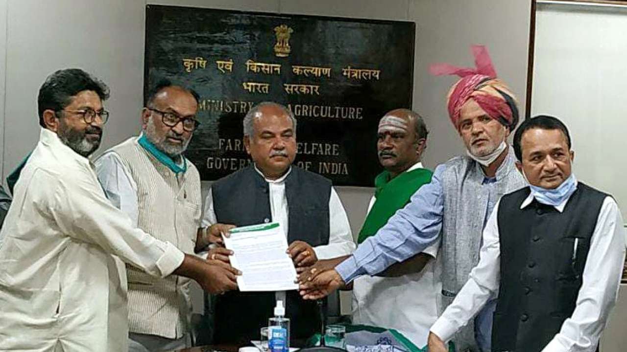 Ten organisations from Uttar Pradesh,Kerala, Tamil Nadu,Telangana, Bihar, and Haryana associated with the All India Kisan Coordination Committee on December 14 met Union Agriculture Minister Narendra Singh Tomar to extend their support to three farm laws enacted by the government recently.